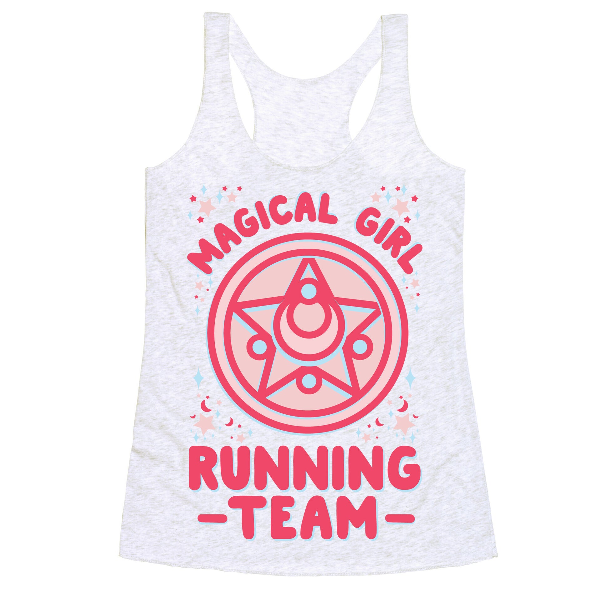 Magical Girl Running Team Racerback Tank