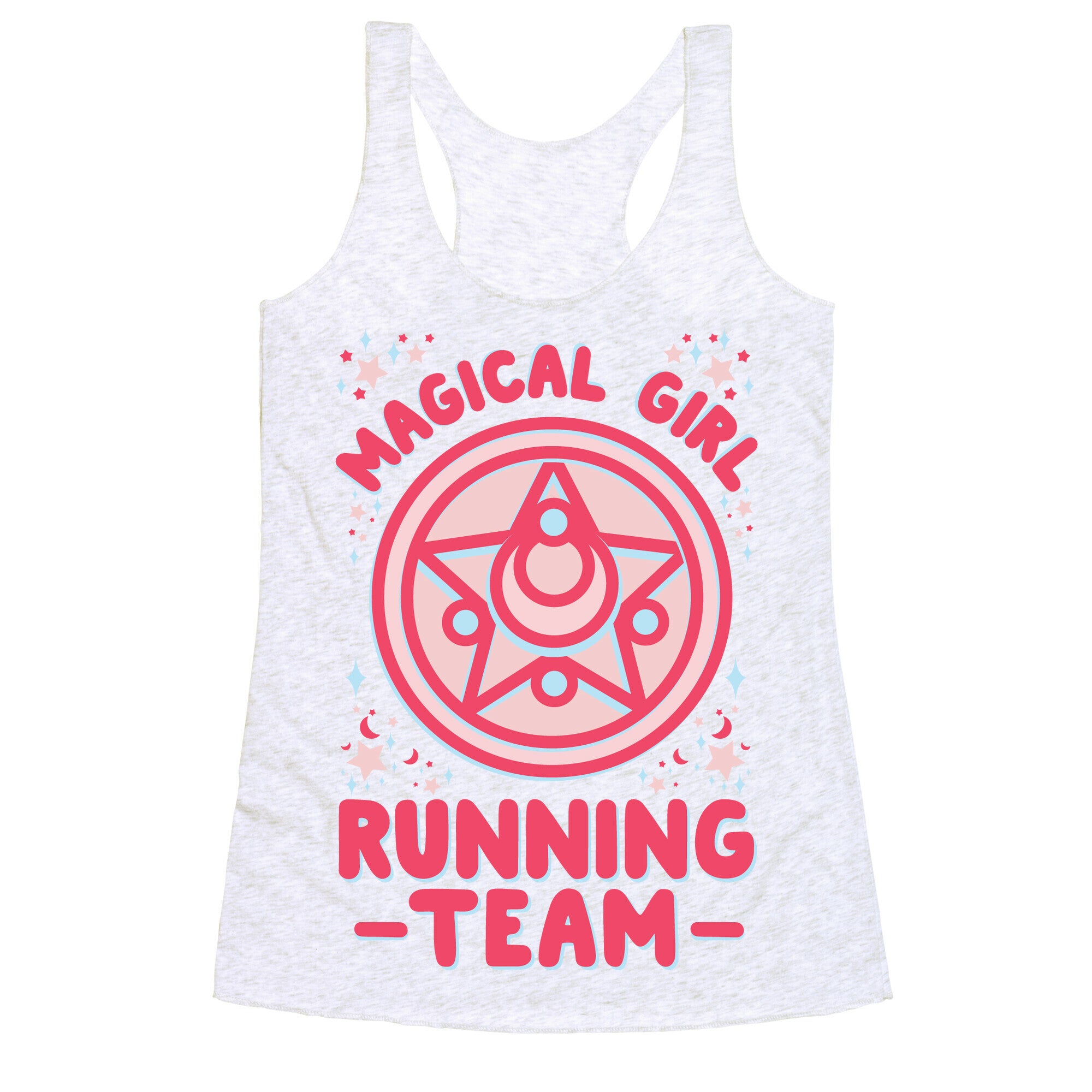 Magical Girl Running Team Racerback Tank