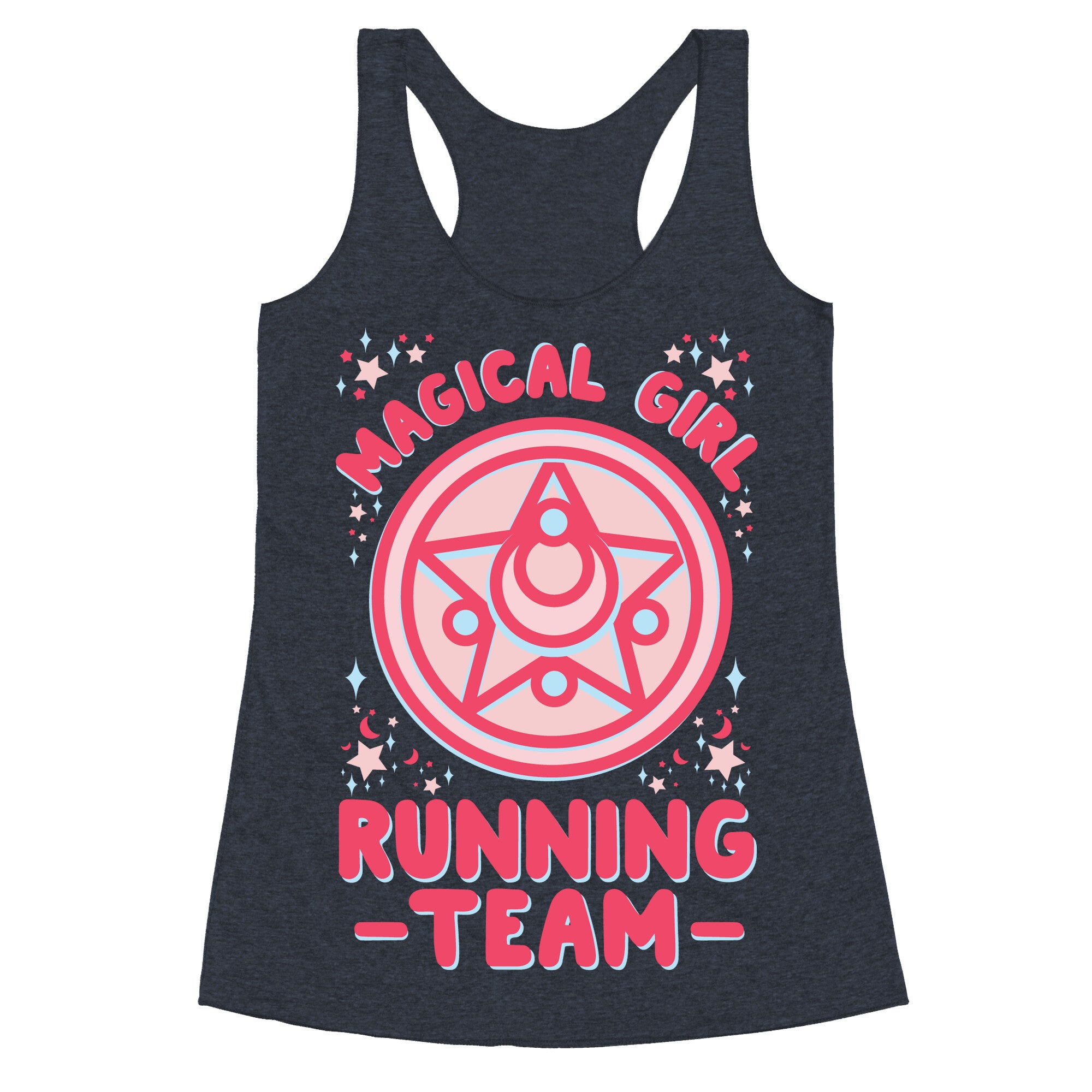 Magical Girl Running Team Racerback Tank