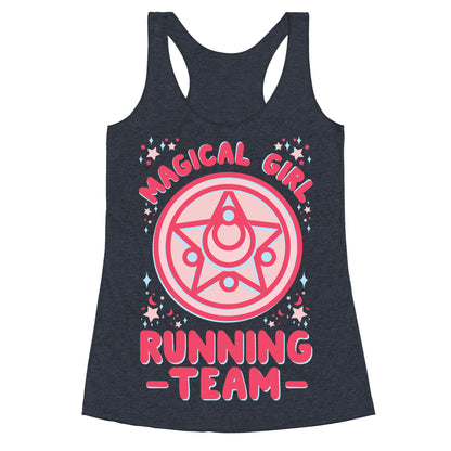 Magical Girl Running Team Racerback Tank