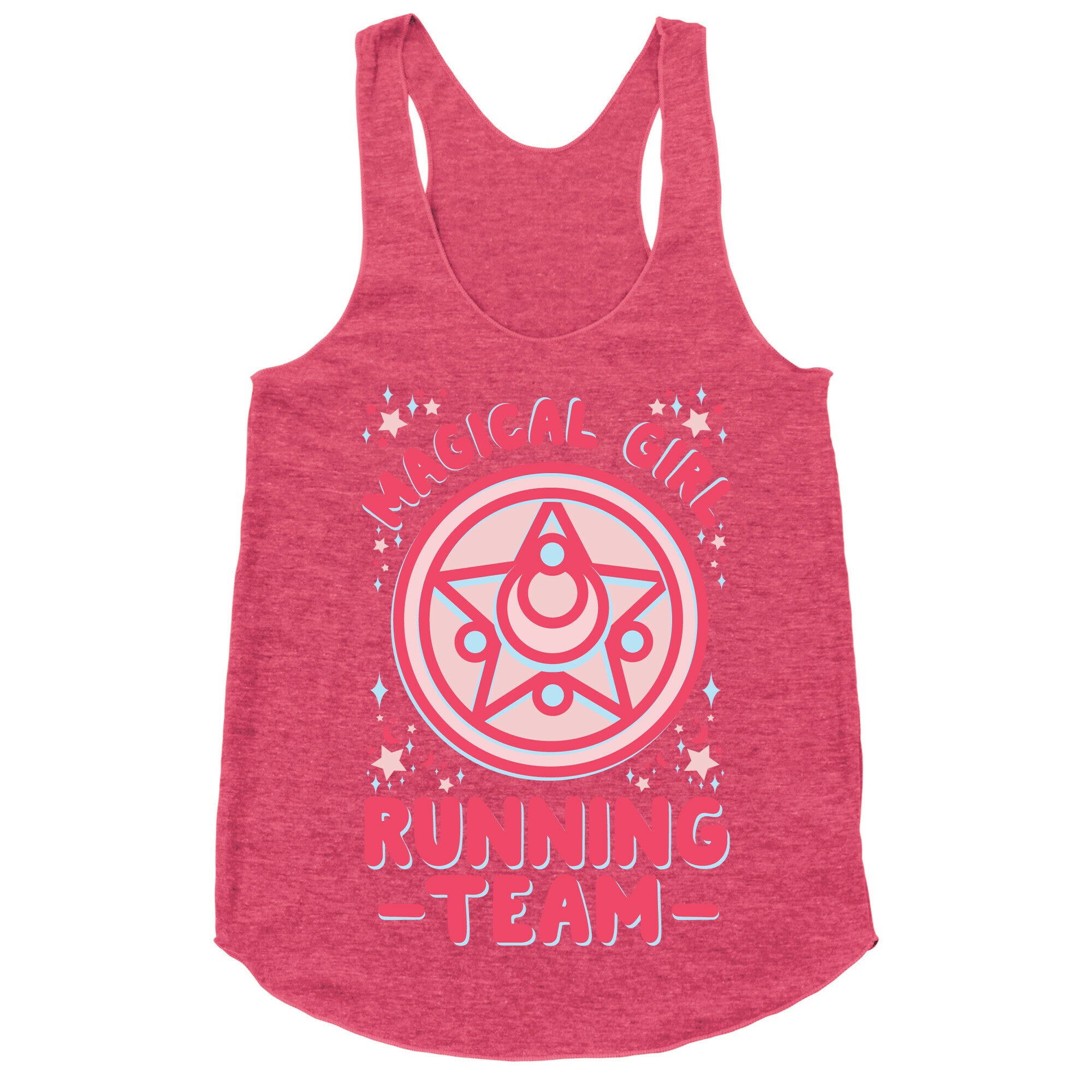 Magical Girl Running Team Racerback Tank