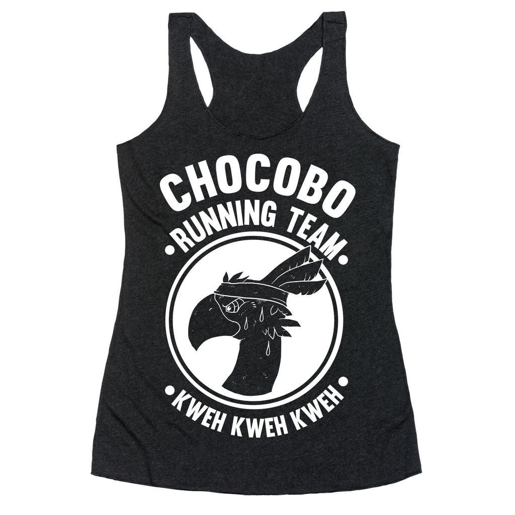 Chocobo Running Team Kweh! Racerback Tank