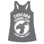 Chocobo Running Team Kweh! Racerback Tank