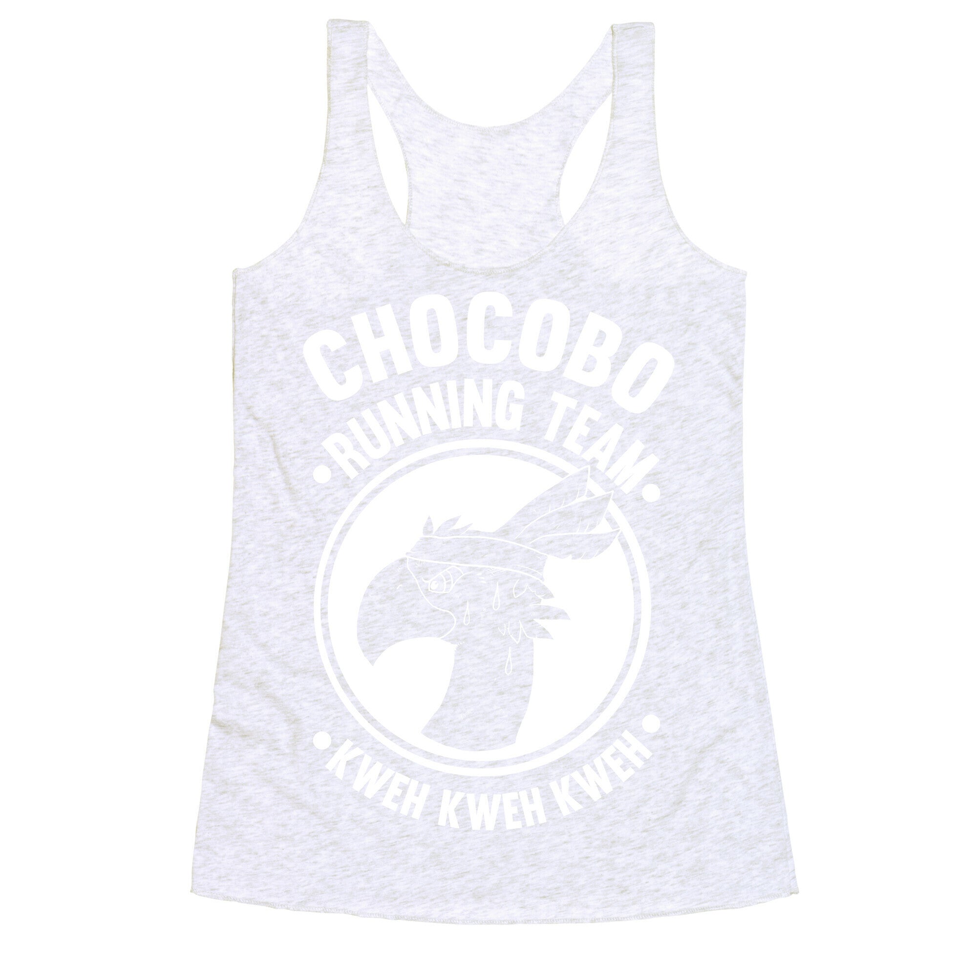 Chocobo Running Team Kweh! Racerback Tank