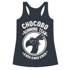 Chocobo Running Team Kweh! Racerback Tank