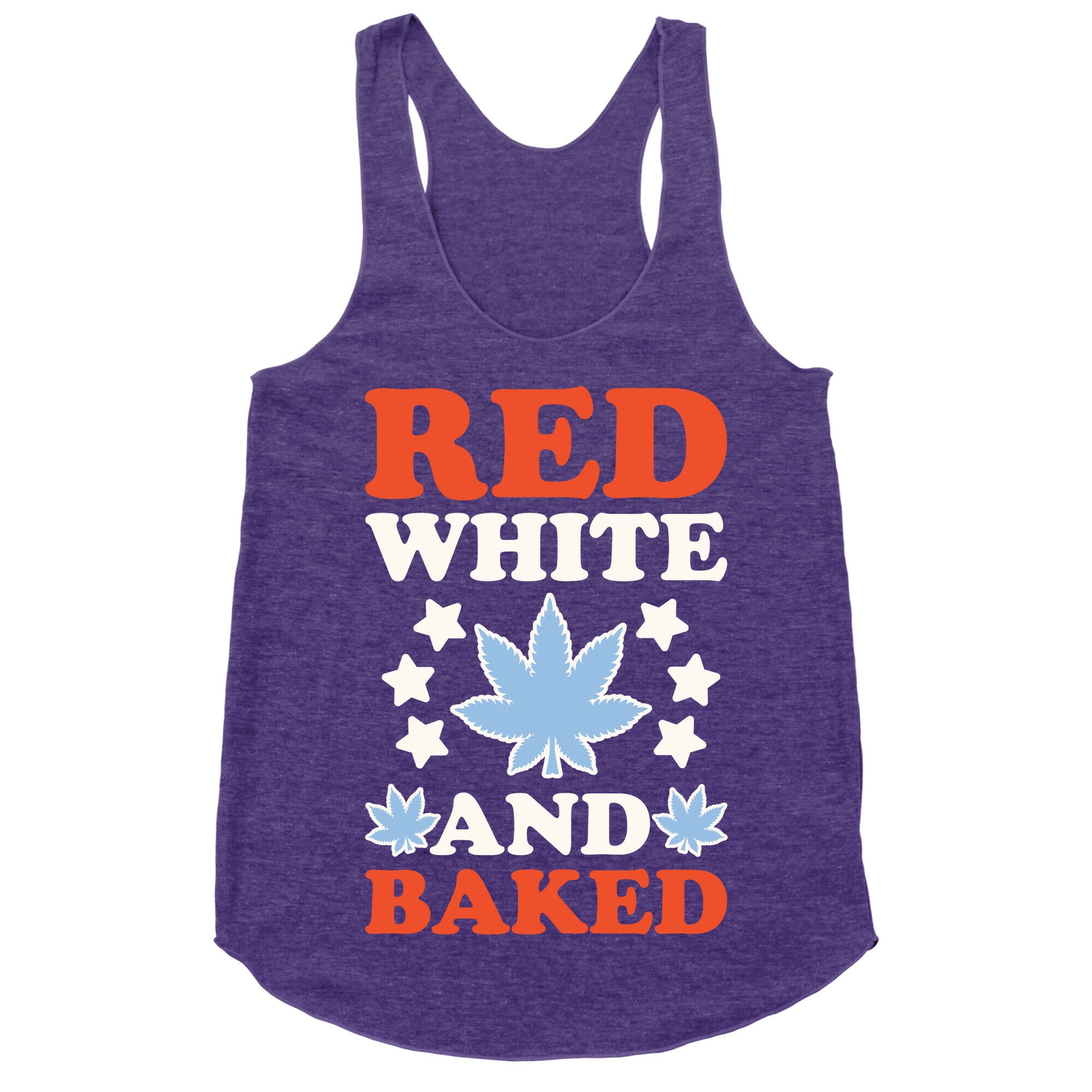 Red White and Baked Racerback Tank