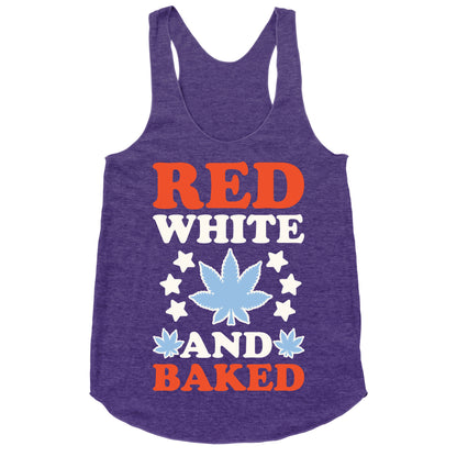 Red White and Baked Racerback Tank