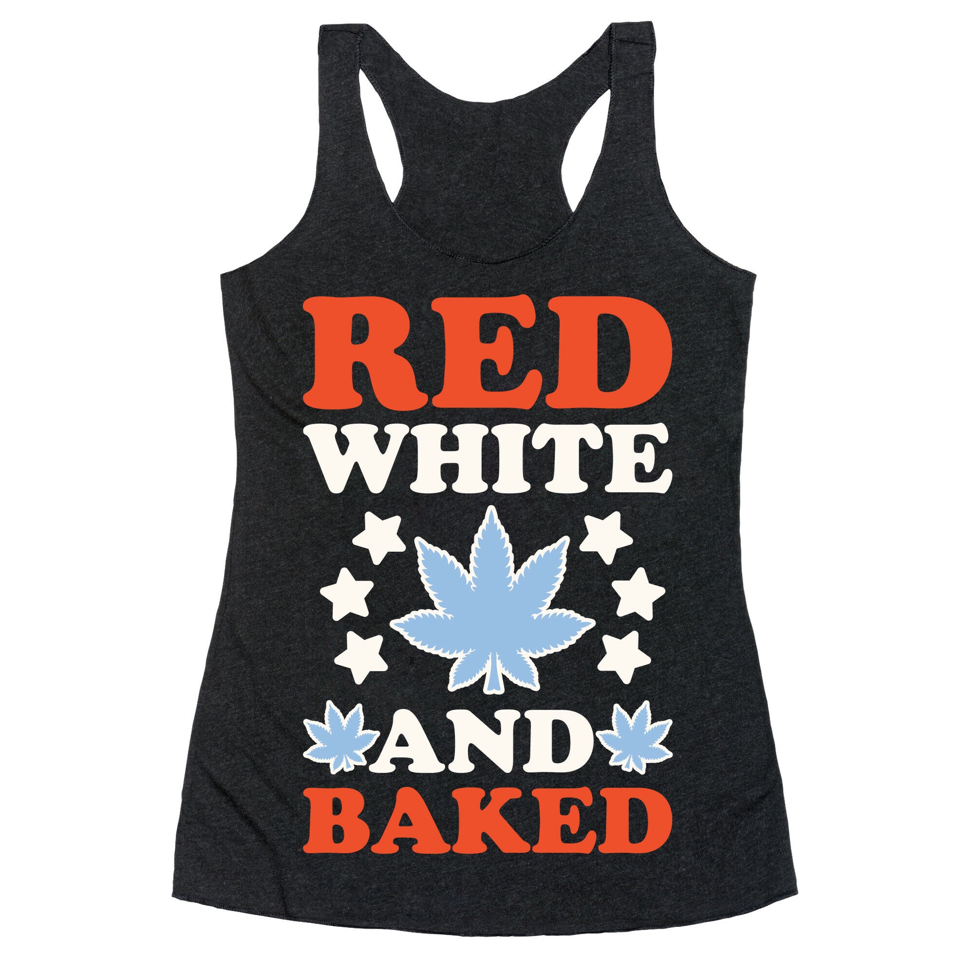 Red White and Baked Racerback Tank