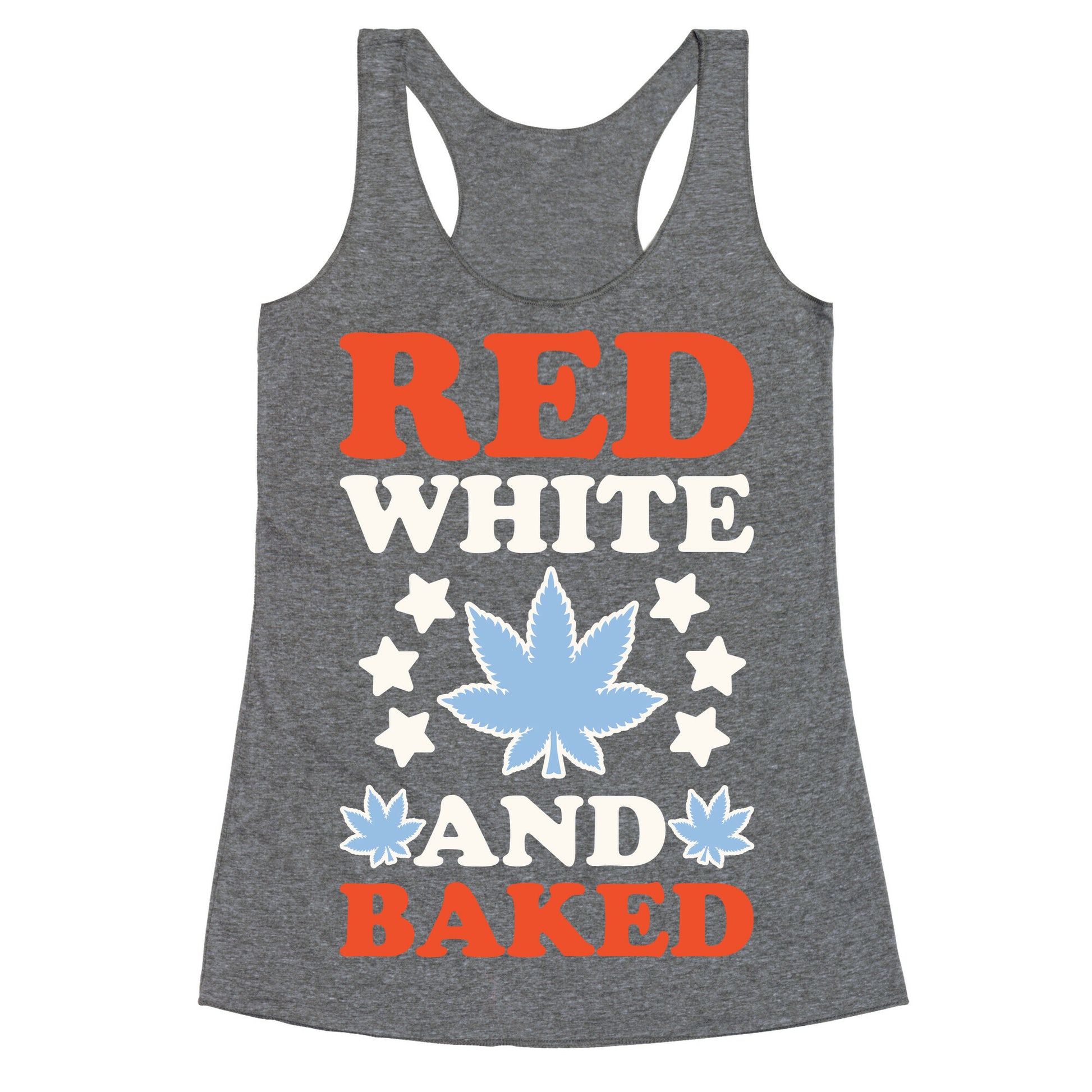 Red White and Baked Racerback Tank