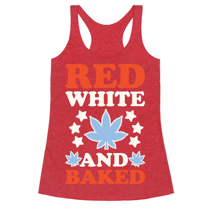 Red White and Baked Racerback Tank