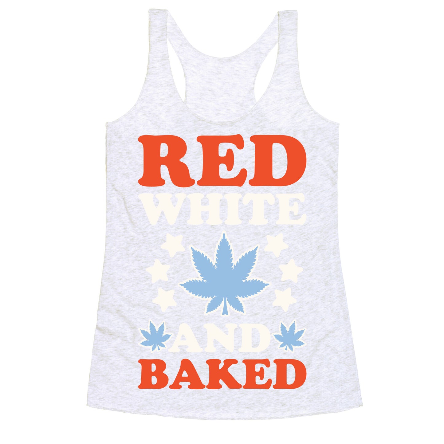 Red White and Baked Racerback Tank