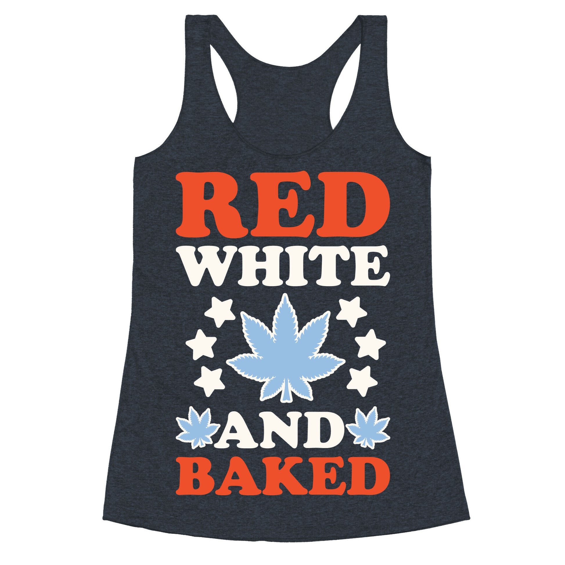 Red White and Baked Racerback Tank
