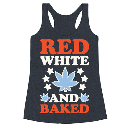 Red White and Baked Racerback Tank