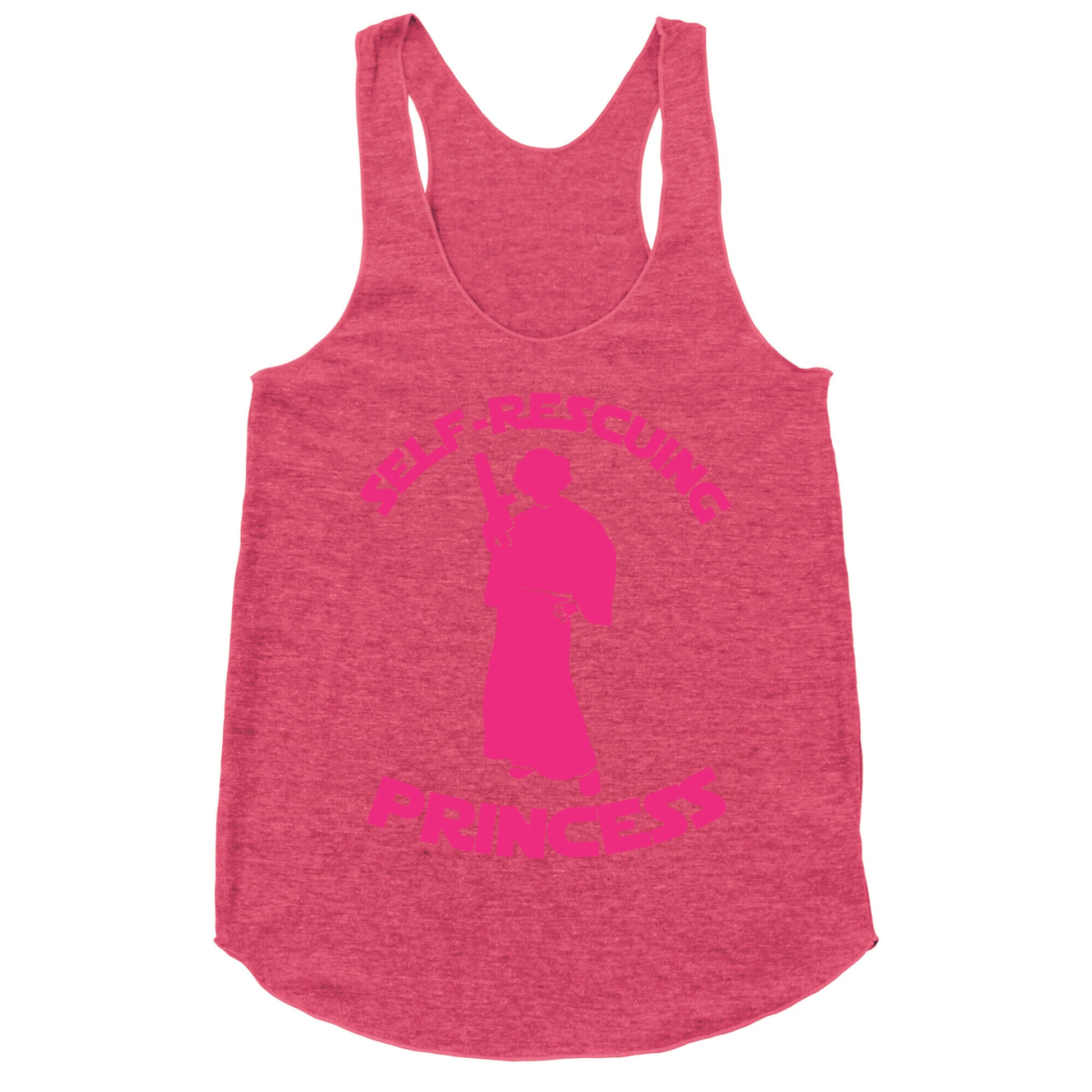 Self-Rescuing Princess Racerback Tank