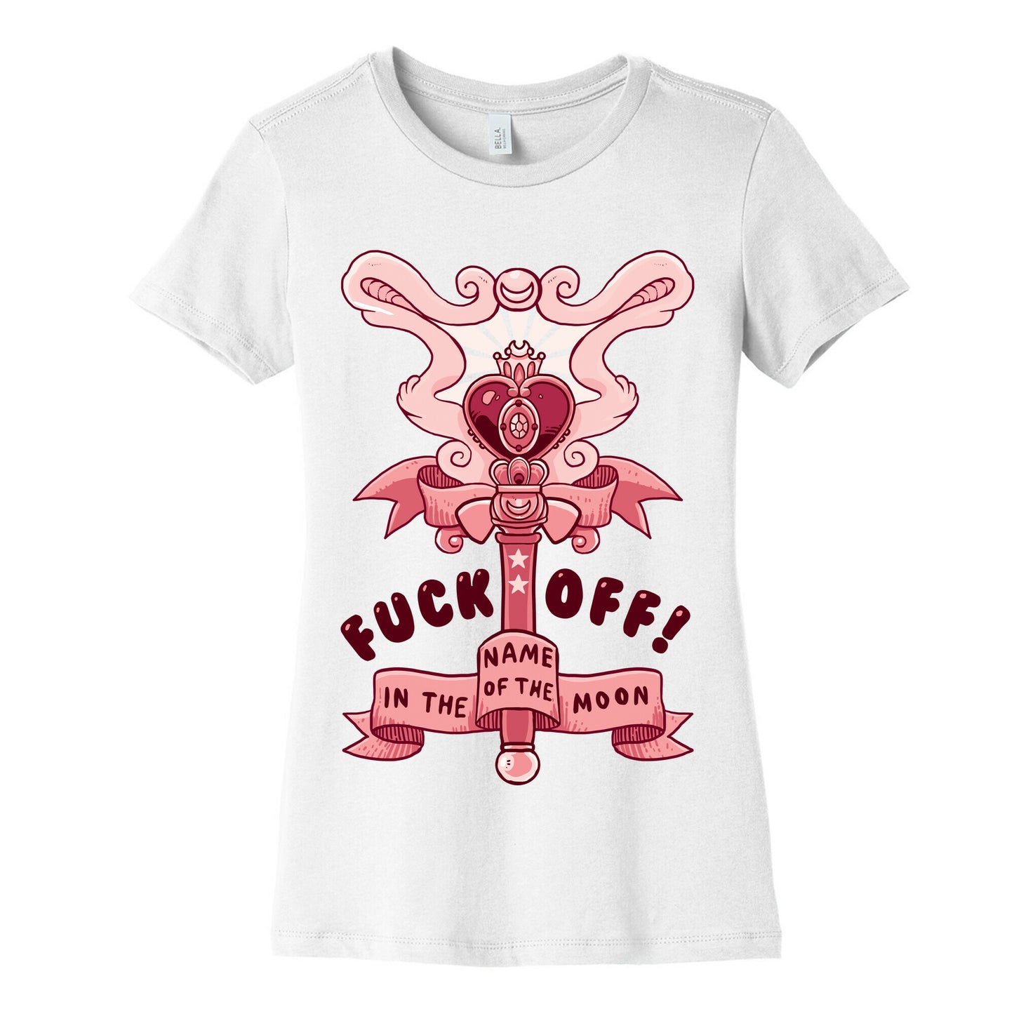 Fuck Off! In The Name Of The Moon Women's Cotton Tee