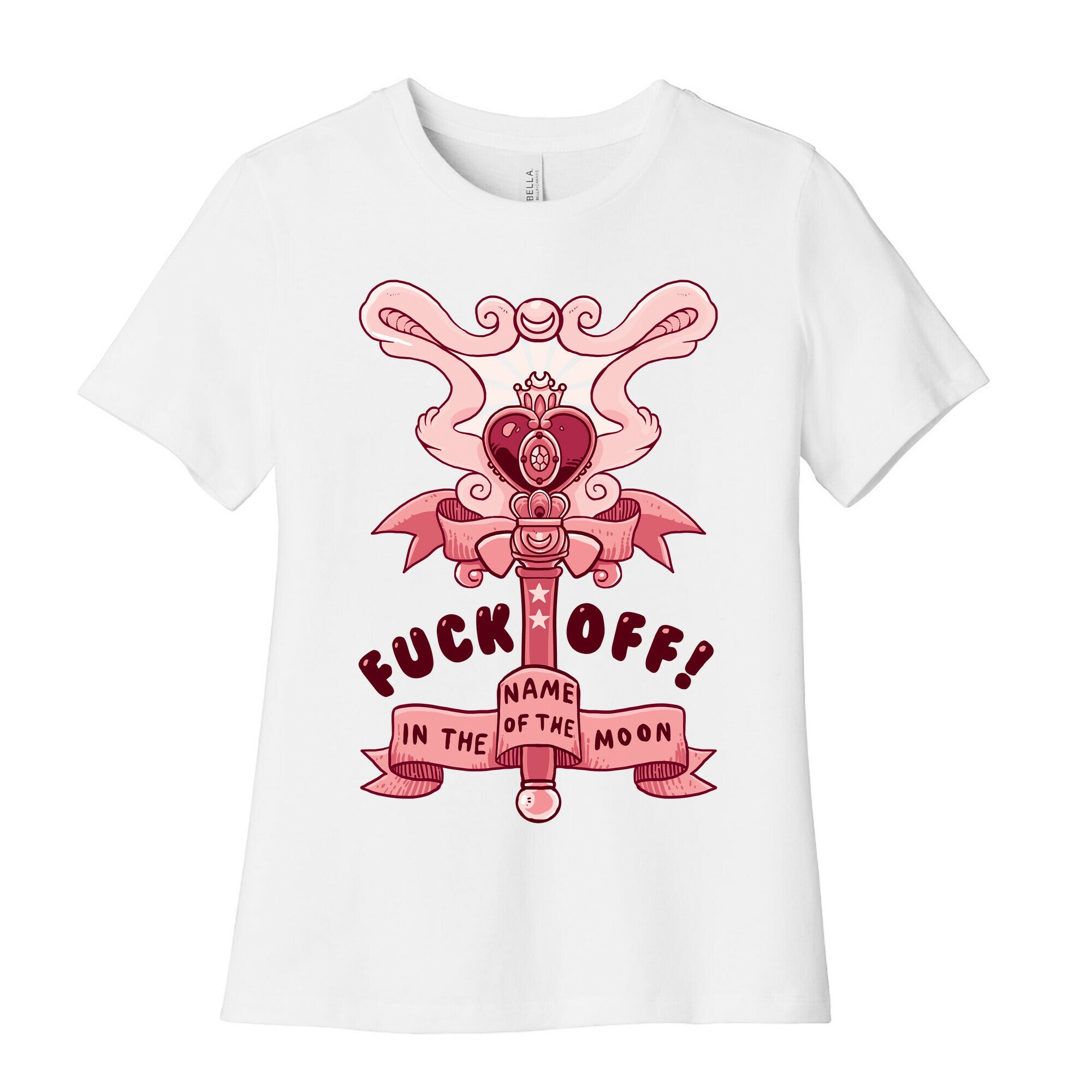 Fuck Off! In The Name Of The Moon Women's Cotton Tee