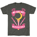 We Are Not Helpless Girls Moon Parody Unisex Triblend Tee