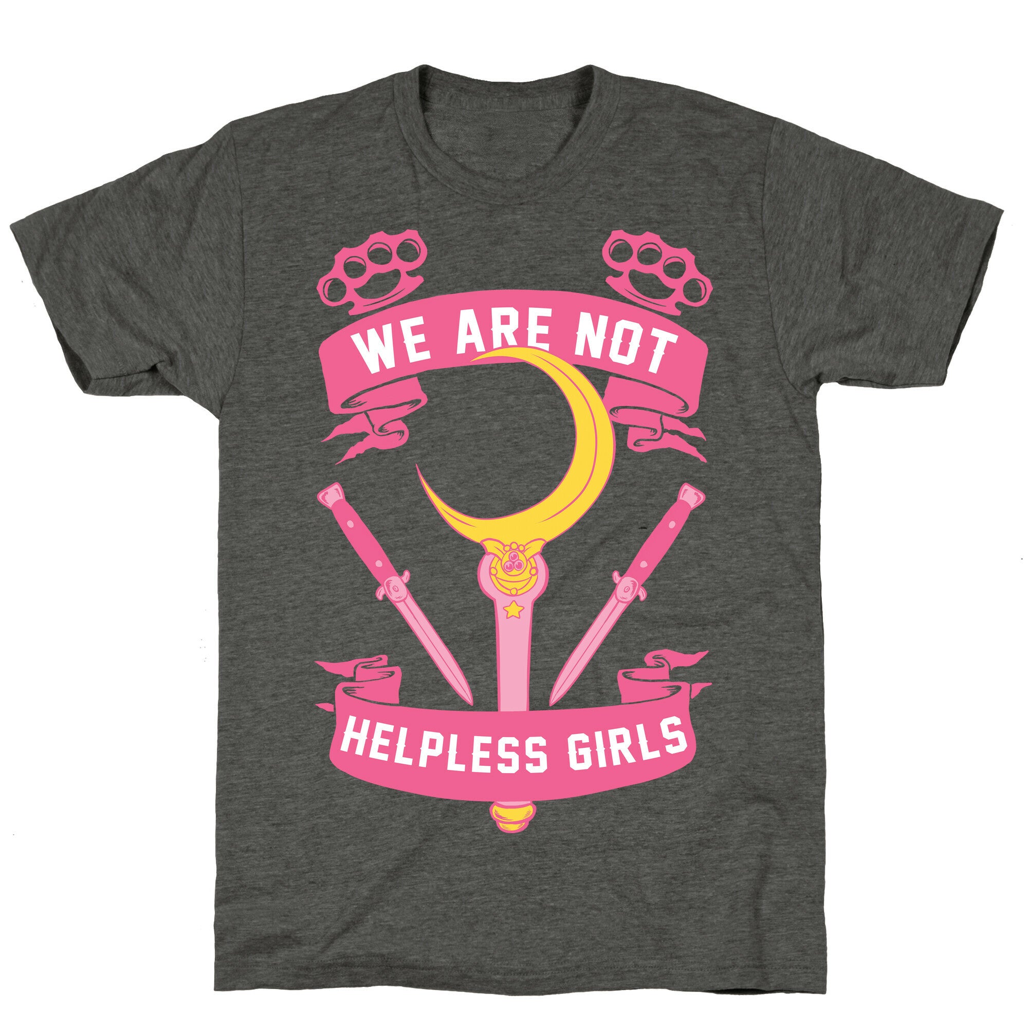 We Are Not Helpless Girls Moon Parody Unisex Triblend Tee