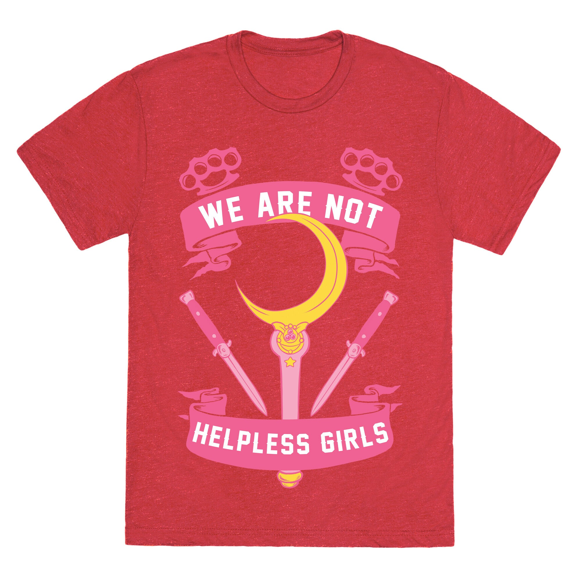 We Are Not Helpless Girls Moon Parody Unisex Triblend Tee