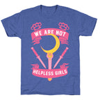 We Are Not Helpless Girls Moon Parody Unisex Triblend Tee