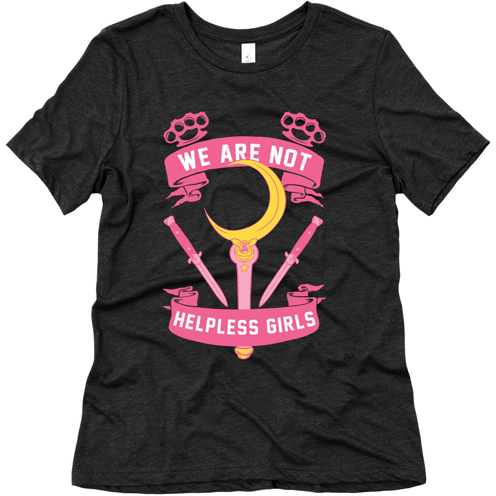 We Are Not Helpless Girls Moon Parody Women's Triblend Tee