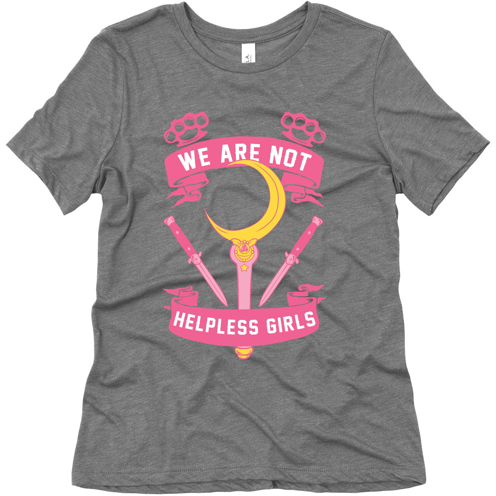 We Are Not Helpless Girls Moon Parody Women's Triblend Tee
