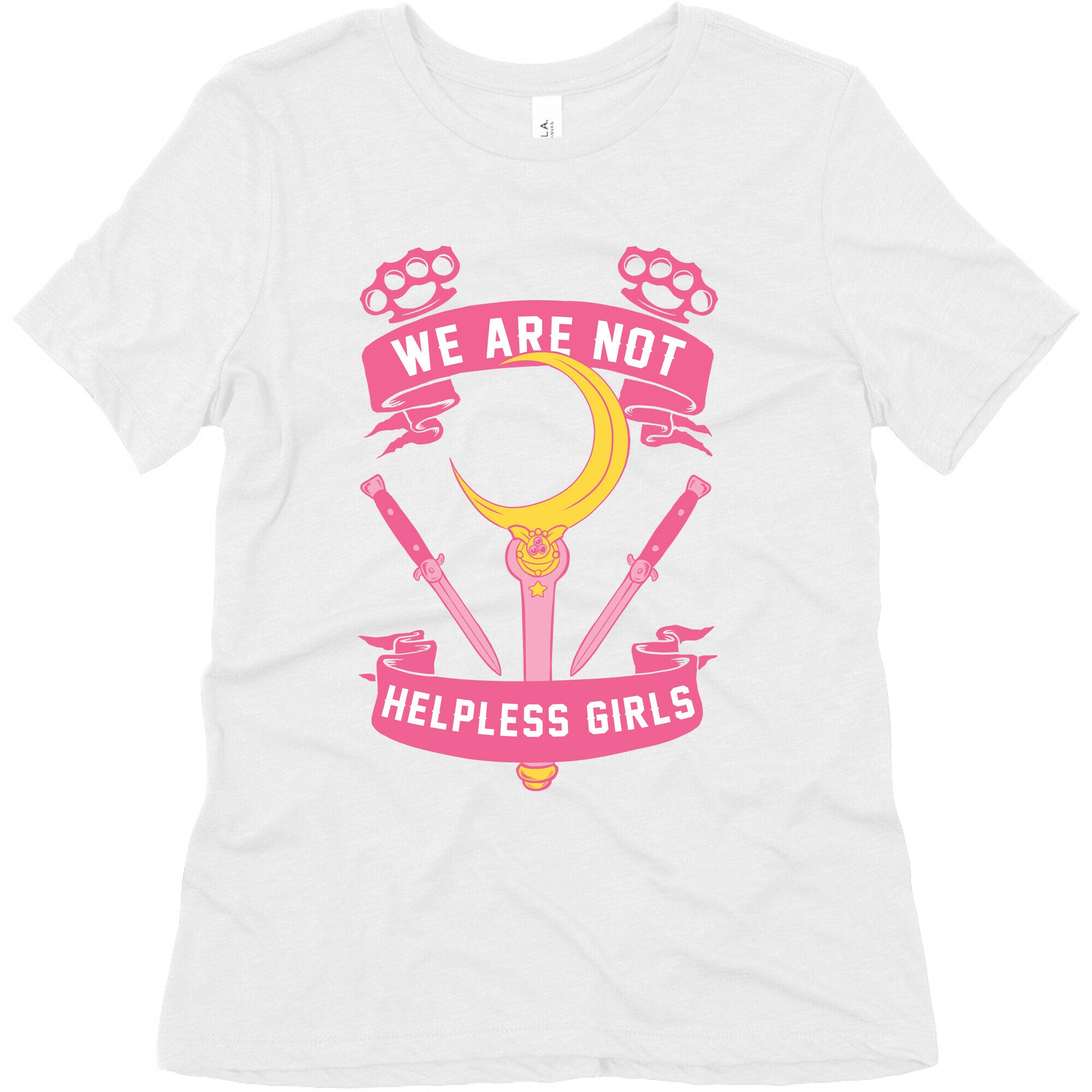 We Are Not Helpless Girls Moon Parody Women's Triblend Tee