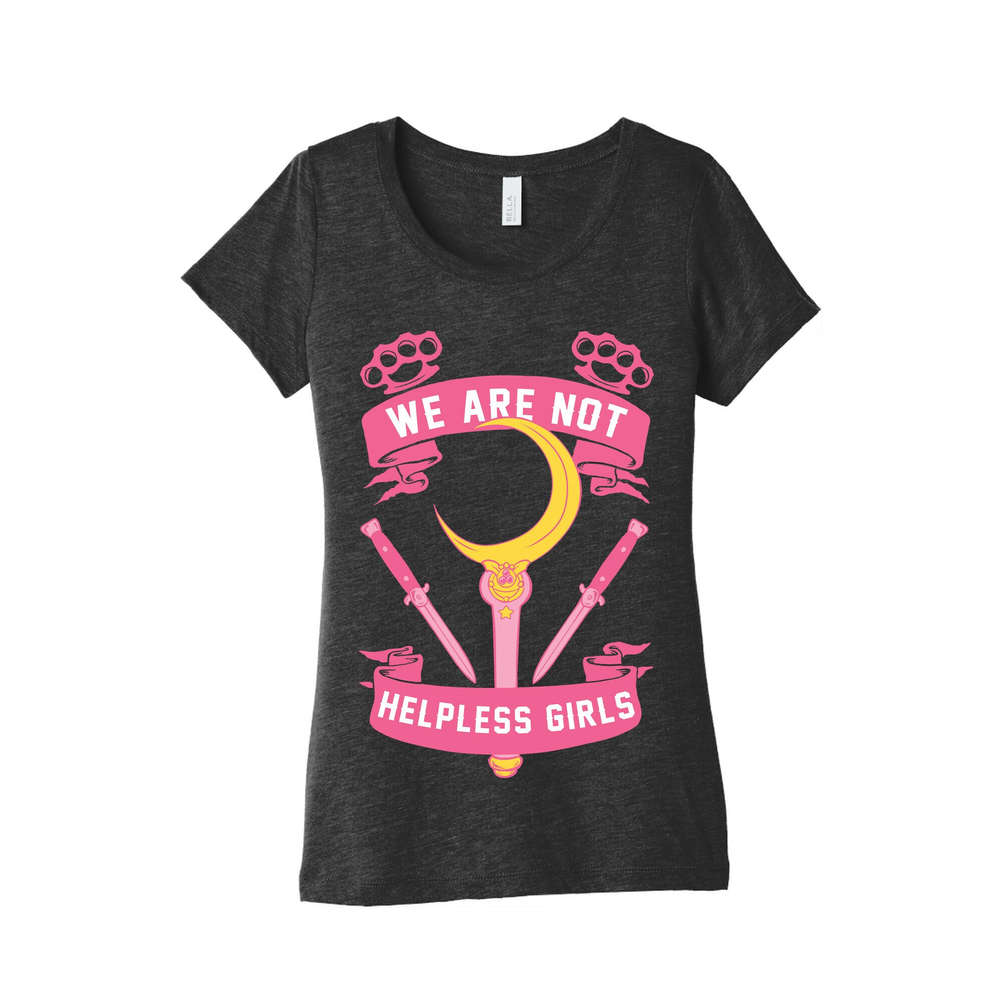 We Are Not Helpless Girls Moon Parody Women's Triblend Tee