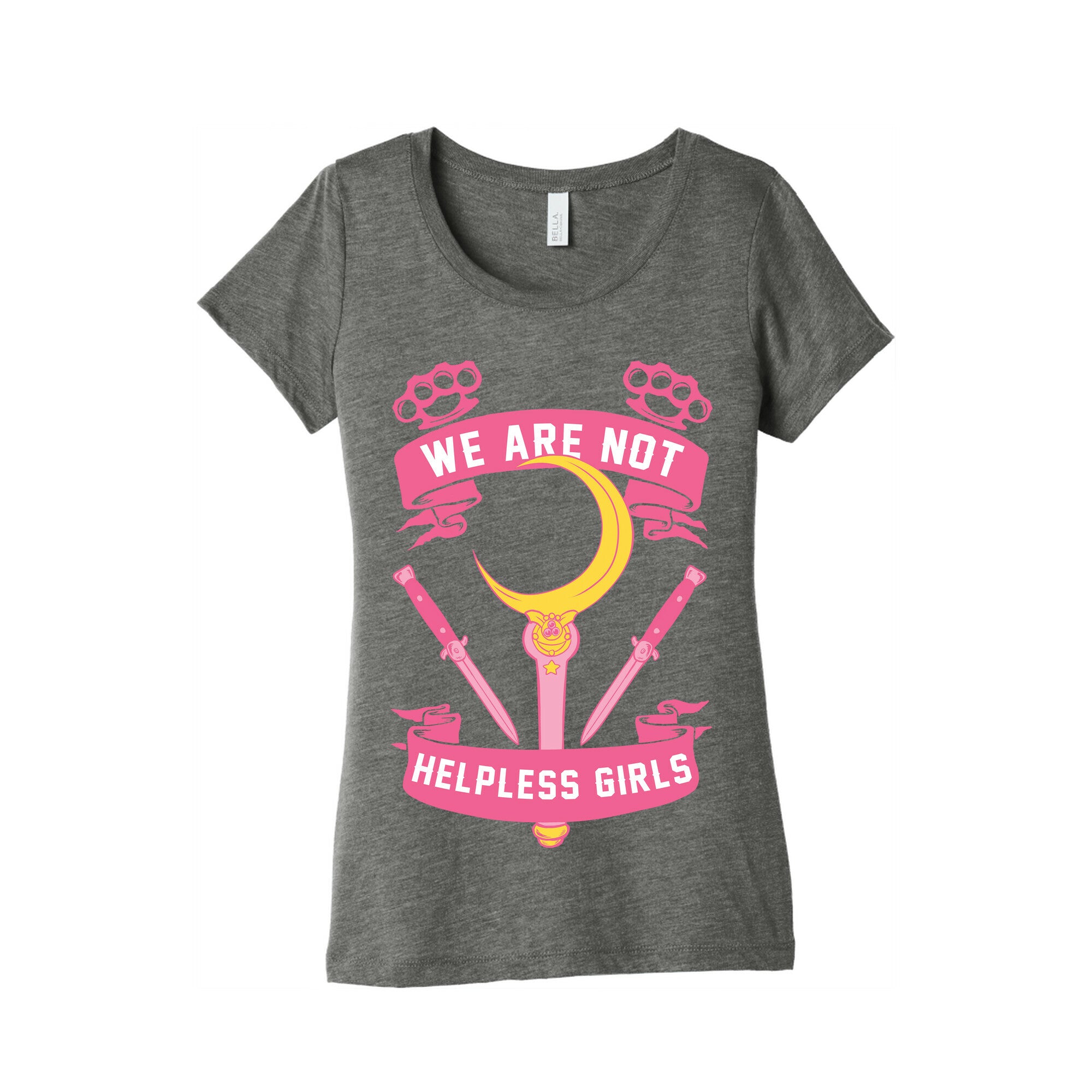 We Are Not Helpless Girls Moon Parody Women's Triblend Tee