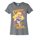 Fight Like A Girl: Venus Parody Women's Cotton Tee