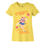Fight Like A Girl: Venus Parody Women's Cotton Tee