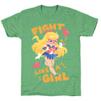 Fight Like A Girl: Venus Parody Unisex Triblend Tee
