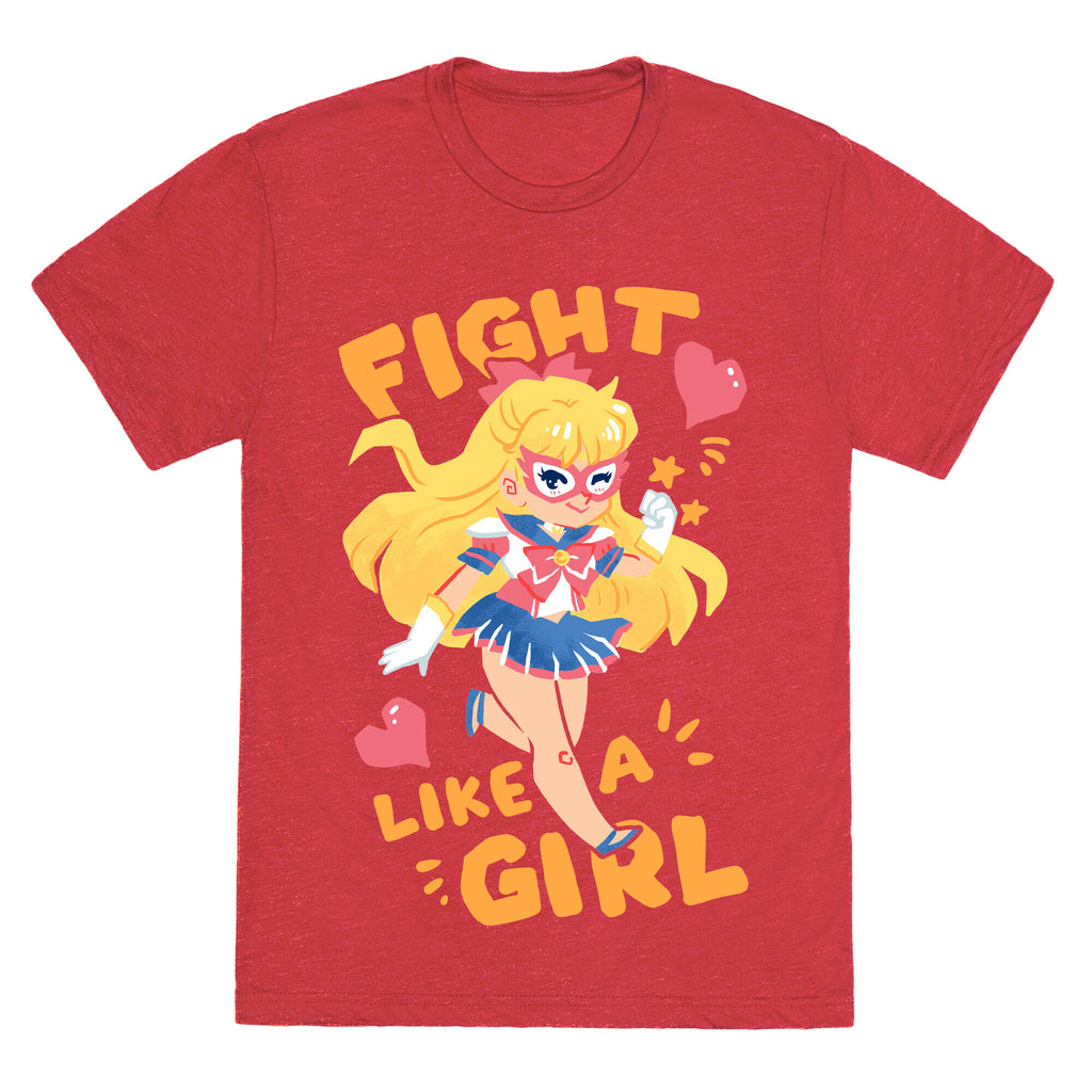 Fight Like A Girl: Venus Parody Unisex Triblend Tee