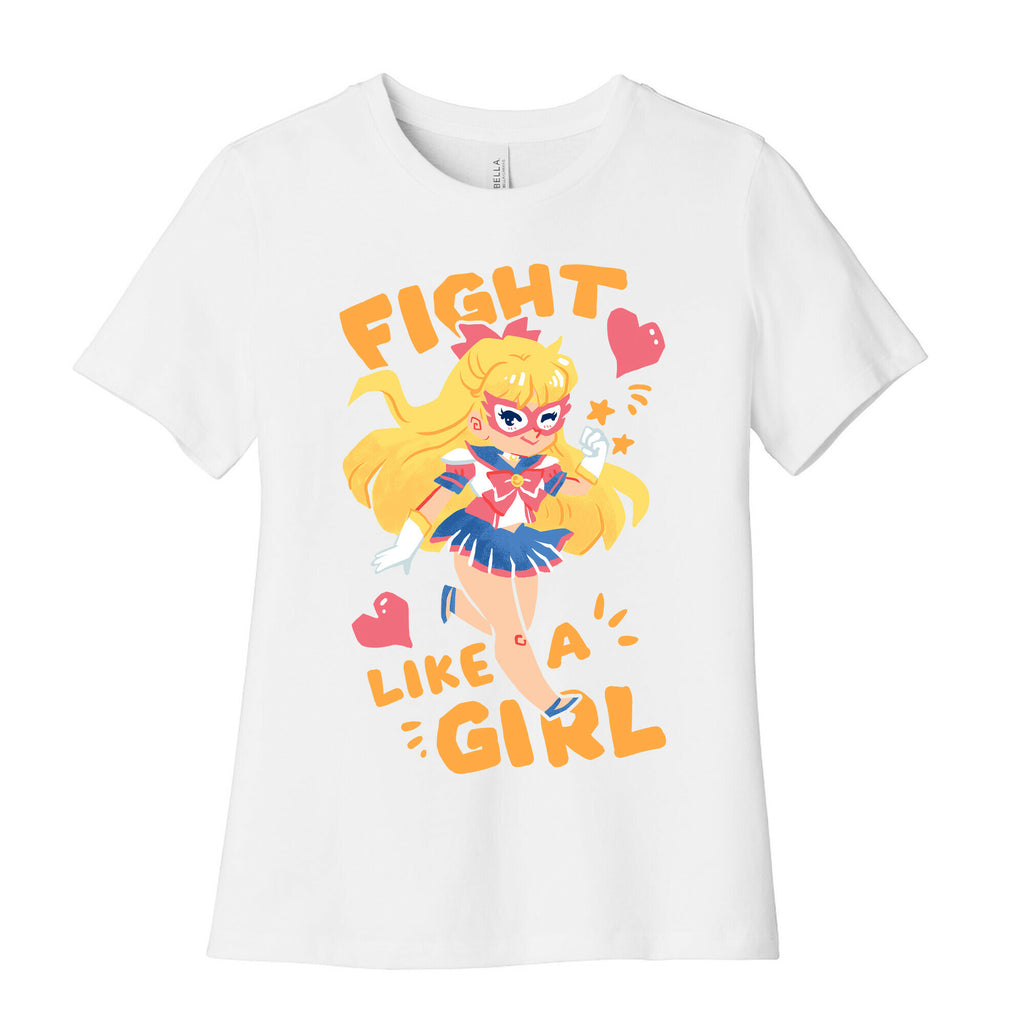 Fight Like A Girl: Venus Parody Women's Cotton Tee