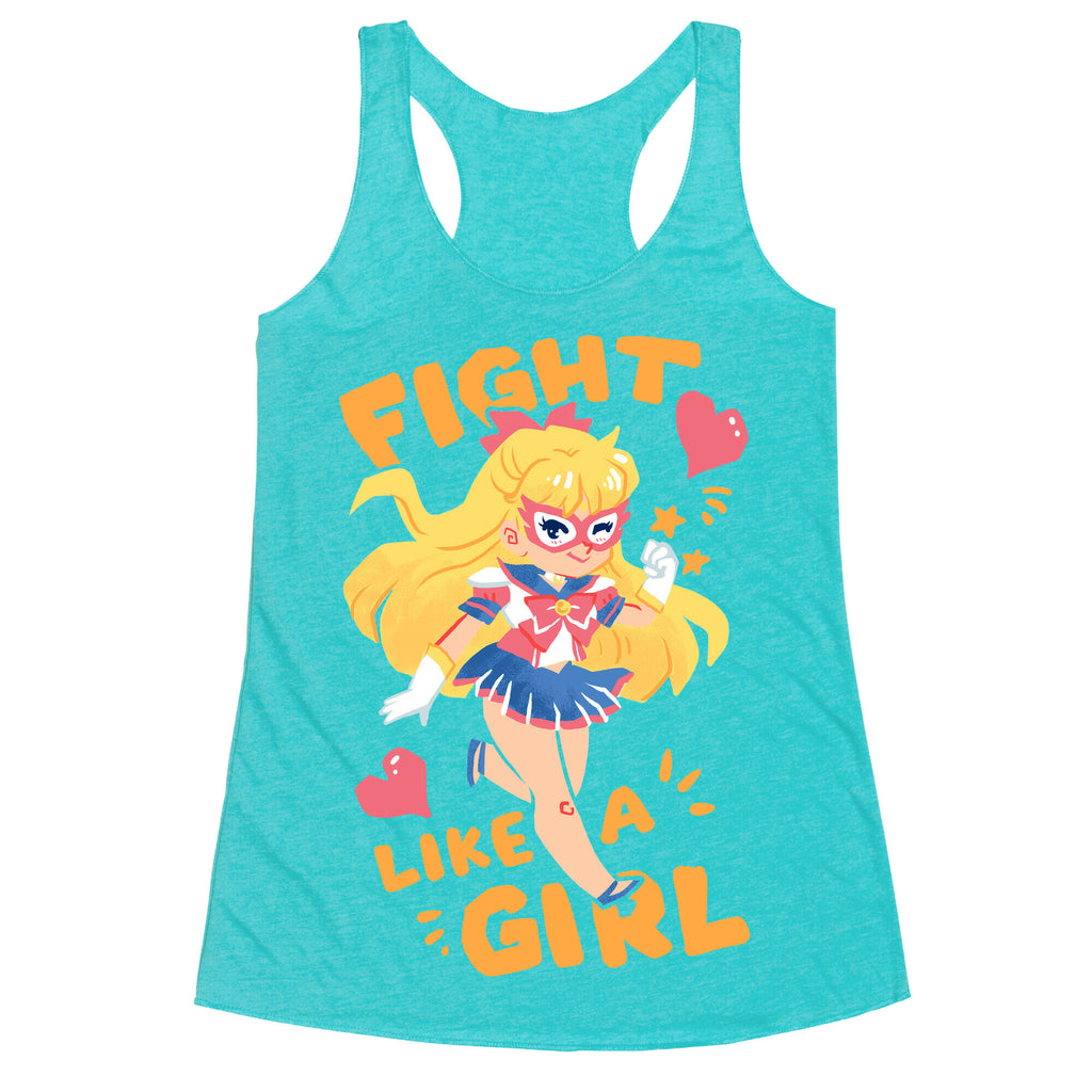 Fight Like A Girl: Venus Parody Racerback Tank