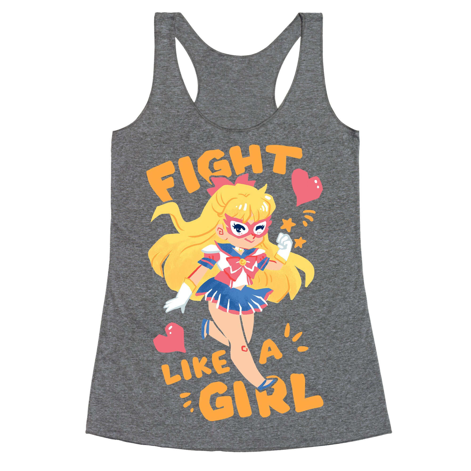 Fight Like A Girl: Venus Parody Racerback Tank