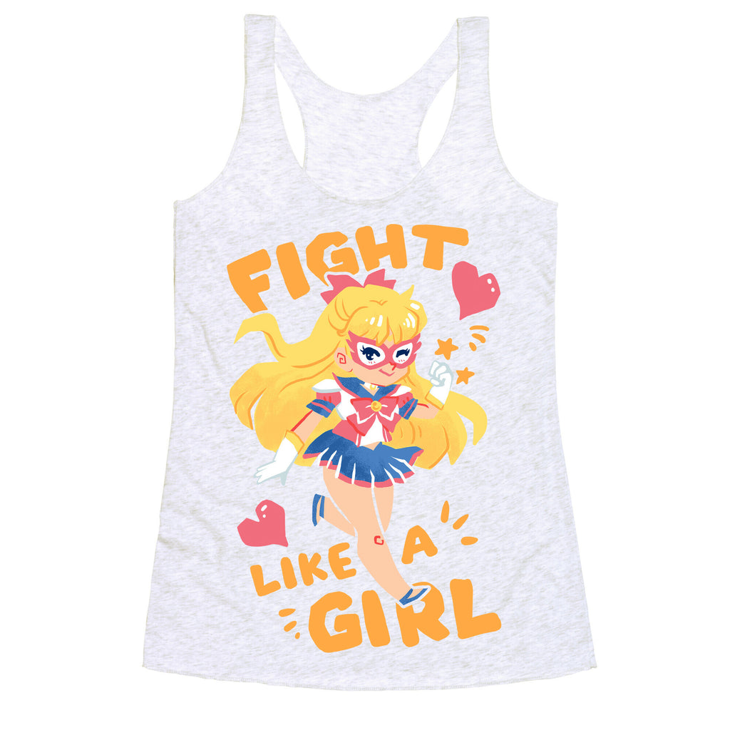 Fight Like A Girl: Venus Parody Racerback Tank