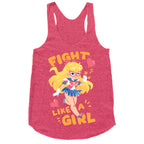 Fight Like A Girl: Venus Parody Racerback Tank