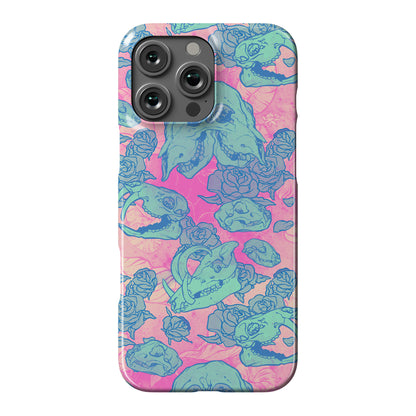 Skulls and Flowers Phone Case