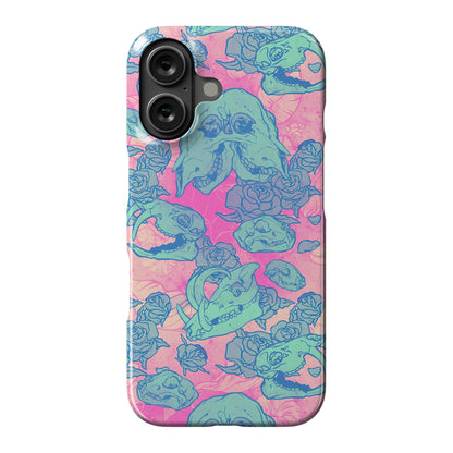 Skulls and Flowers Phone Case