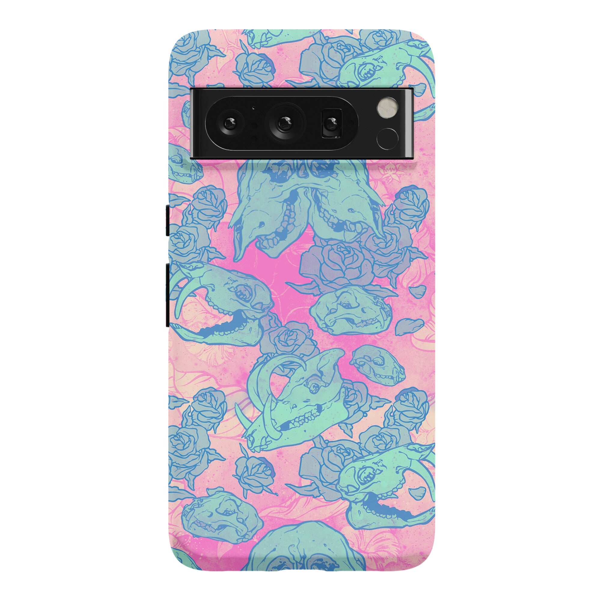 Skulls and Flowers Phone Case