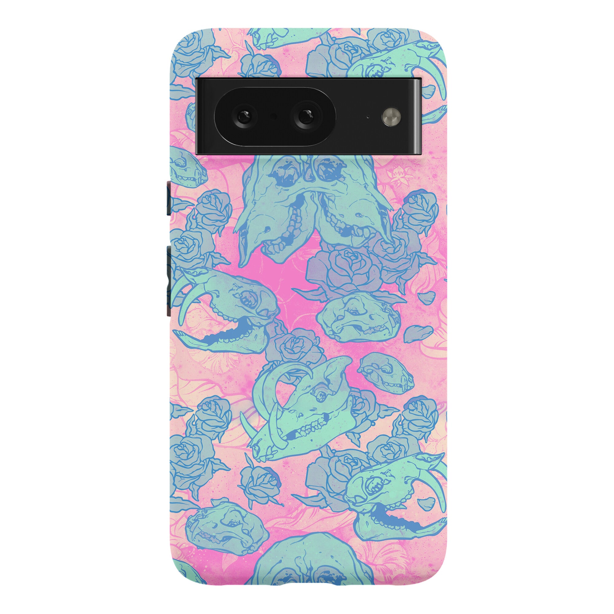 Skulls and Flowers Phone Case