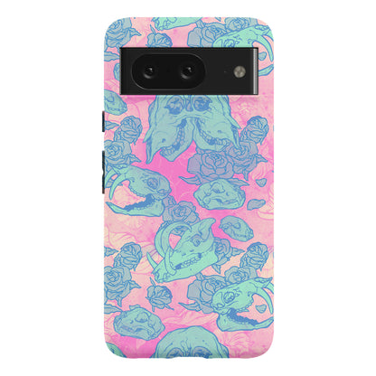 Skulls and Flowers Phone Case