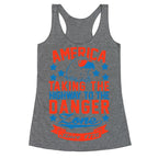 America: Taking The Highway To The Danger Zone Since 1776 Racerback Tank