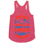 America: Taking The Highway To The Danger Zone Since 1776 Racerback Tank