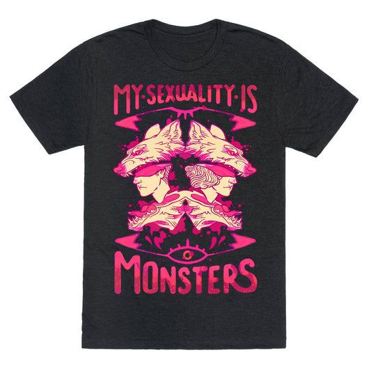My Sexuality Is Monsters Unisex Triblend Tee