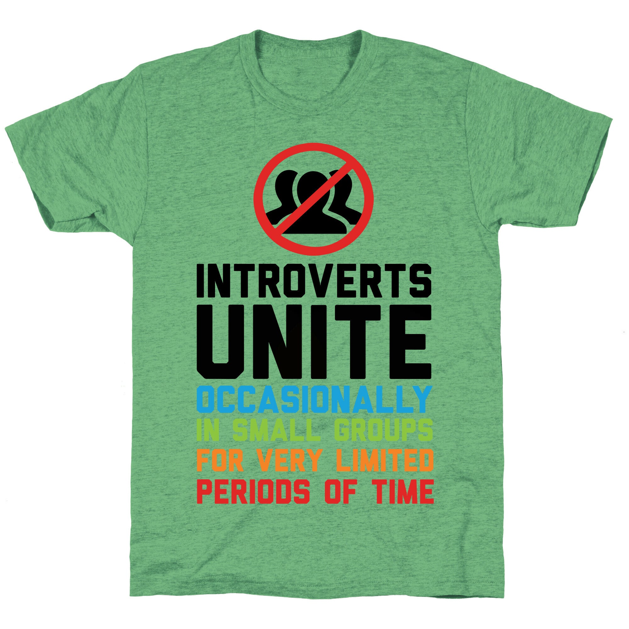 Introverts Unite! Unisex Triblend Tee