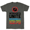 Introverts Unite! Unisex Triblend Tee