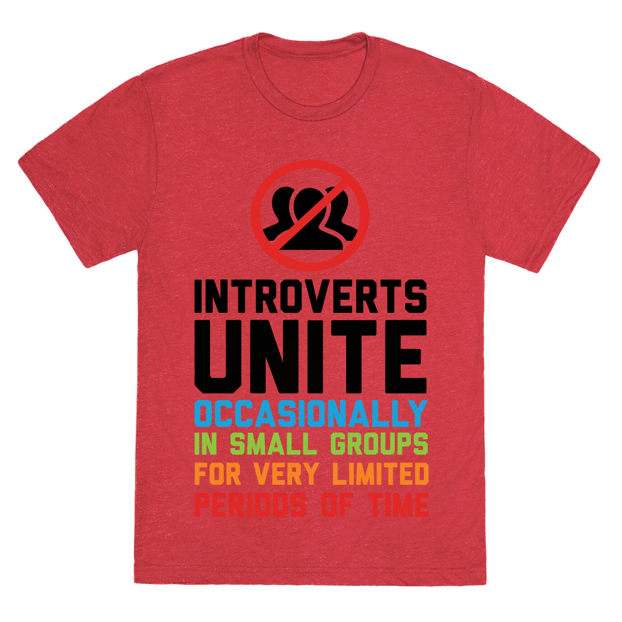 Introverts Unite! Unisex Triblend Tee