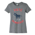 Vote Democrat (Vintage democratic donkey) Women's Cotton Tee